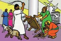 Jésus chasse les vendeurs du Temple