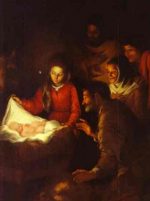 Adoration des berger - peinture de Murillo