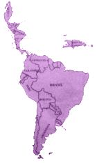 carte d'Amérique latine
