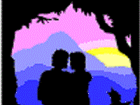 couple - silhouette
