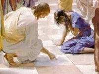 Femme adultère défendue par Jésus