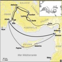 Retour du premier voyage - carte