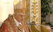 Benoît XVI annonce la créatkion du Conseil pour la nouvelle Évangélisation