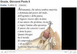 Grazie, Giovanni Paolo II