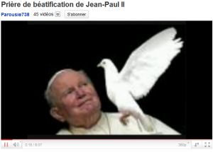 Prière de béatification de Jean-Paul II