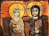 L'icône du Christ et son ami