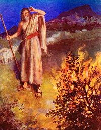 Moise et le buisson ardent
