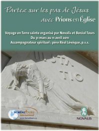 Pèlerinage en Terre sainte