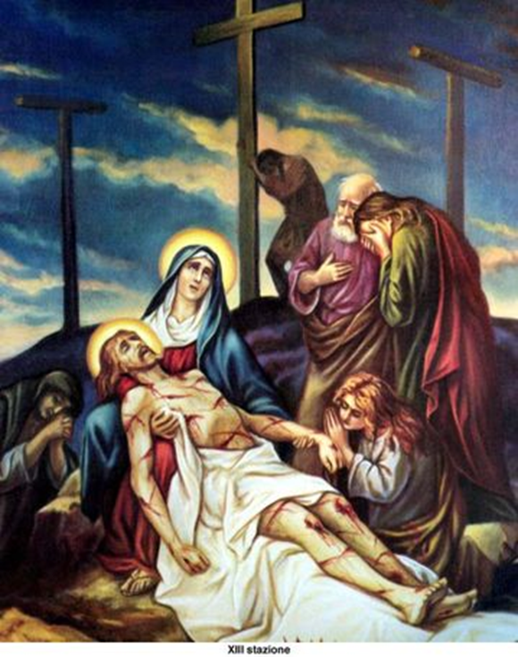 Jésus esy descendu de la croix