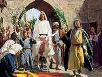 Entrée triomphale de Jésus à Jérusalem