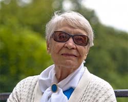 Personne âgée heureuse
