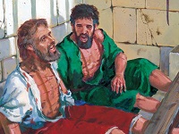 Paul et Silas en prison