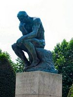 Le penseur, de Rodin