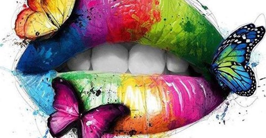 bouche décolores