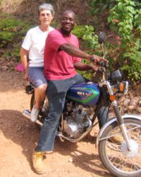 Huguette et Godfroy en bicycle